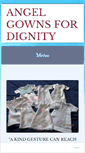Mobile Screenshot of angelgownsfordignity.org
